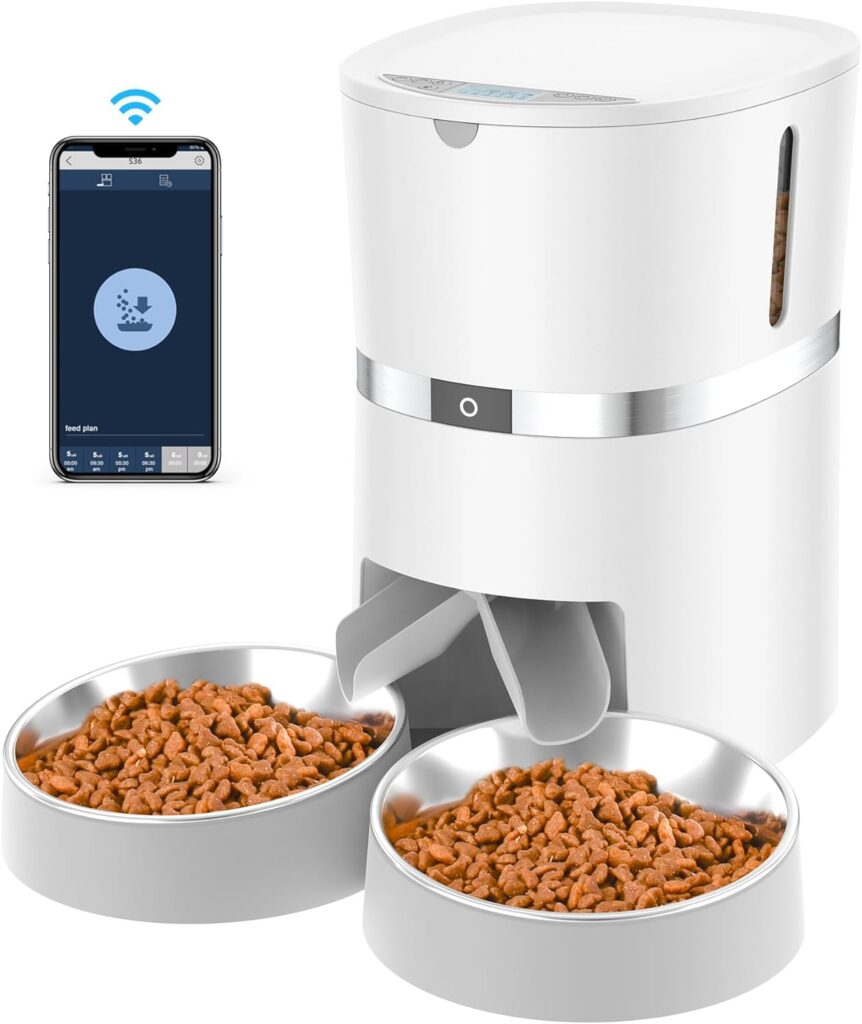 Alimentador automático para gatos y perros